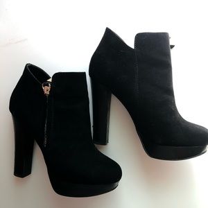 Aldo Black Ankle Boots
